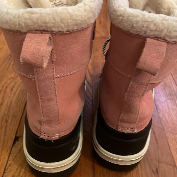 Cat & Jack Target Pink Winter Boots Size 3 - Picture 4 of 9